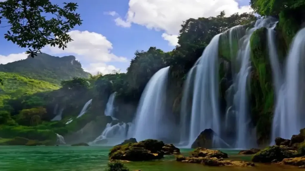 Bach Ma National Park Waterfall