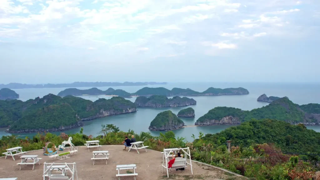Visitor Center at Cat Ba National Park with educational displays